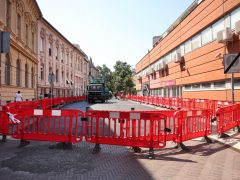 Szeged, vízvezeték, burkolatrekonstrukció, aszfaltozás, Jókai utca