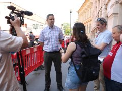 Szeged, vízvezeték, burkolatrekonstrukció, aszfaltozás, Jókai utca