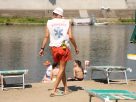 Szeged, hőségriadó, nyár, kánikula, meleg, hőség, napsütés, időjárás, fürdőzés, napozás, strand, szabadstrand, Lapos, Tisza, vízimentő