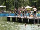 Szeged, hőségriadó, nyár, kánikula, meleg, hőség, napsütés, időjárás, Sziki, Sziksósfürdő, strand, fürdőzés, medence, lángos