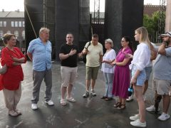 Szeged, Szegedi Szabadtéri Játékok, Hősök hajnala, táncjáték, próba, Dóm tér
