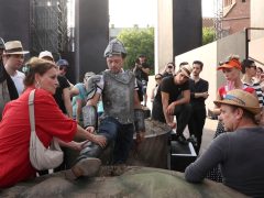 Szeged, Szegedi Szabadtéri Játékok, Hősök hajnala, táncjáték, próba, Dóm tér