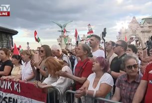 Tüntetés a "tiszás önkényuralom kiépítése" és Sulyok Tamás köztársasági elnök elmozdítása ellen