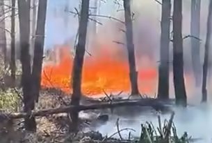 Hatalmas tűz volt Kisszállásnál, Szegedet is elérte a füst