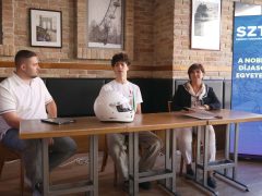 Szeged, SZTE, egyetem, Szabó Ádám, elektromosgokart versenyző, sajtótájékoztató