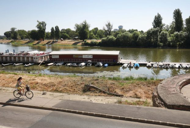 Szeged, aszály, alacsony vízállás, Tisza, nyár, meleg, időjárás, július