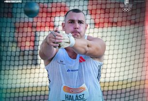 Atlétikai Eb - A kalapácsvető Halász Bence országos csúccsal aranyérmes. Fotó: Team Hungary hivatalos FB