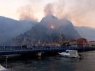 Omiš. Horvátország. Erdőtűz. Fotó: Hrvatska demokratska zajednica hivatalos FB