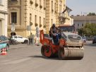 Szeged, Széchenyi tér, Károlyi utca, felújítás, aszfalt, belváros