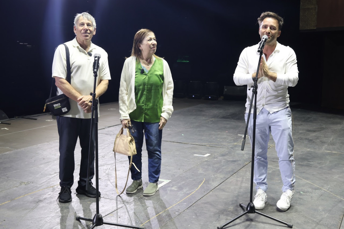 Stephen Schwartzot is lenyűgözte a magyar Wicked. Fotó: Kaszner Nikolett