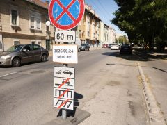 Szeged, burkolatjavítás, Szilléri sugárút, forgalomkorlátozás