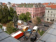 Szeged, Gin és Rum Gasztro Fesztivál, sajtótájékoztató, Móra Ferenc Múzeum tetőterasz, Móra park