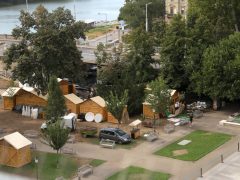 Szeged, Gin és Rum Gasztro Fesztivál, sajtótájékoztató, Móra Ferenc Múzeum tetőterasz, Móra park