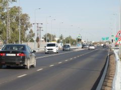 Szeged, elkészült, 5-ös út, bővítés, út, közlekedés, 2x2 sáv