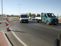 Szeged, elkészült, 5-ös út, bővítés, út, közlekedés, 2x2 sáv