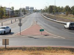 Szeged, elkészült, 5-ös út, bővítés, út, közlekedés, 2x2 sáv