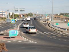 Szeged, elkészült, 5-ös út, bővítés, út, közlekedés, 2x2 sáv