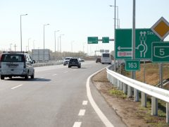 Szeged, elkészült, 5-ös út, bővítés, út, közlekedés, 2x2 sáv