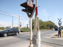 Szeged, felújítás, Kálvári sugárút, vasúti átjáró, vasút, MÁV, sín, közlekedés