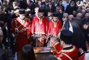 Ratko Mladić. Temetés. Fotó: Dnevno.hr hivatalos Facebook-oldala.