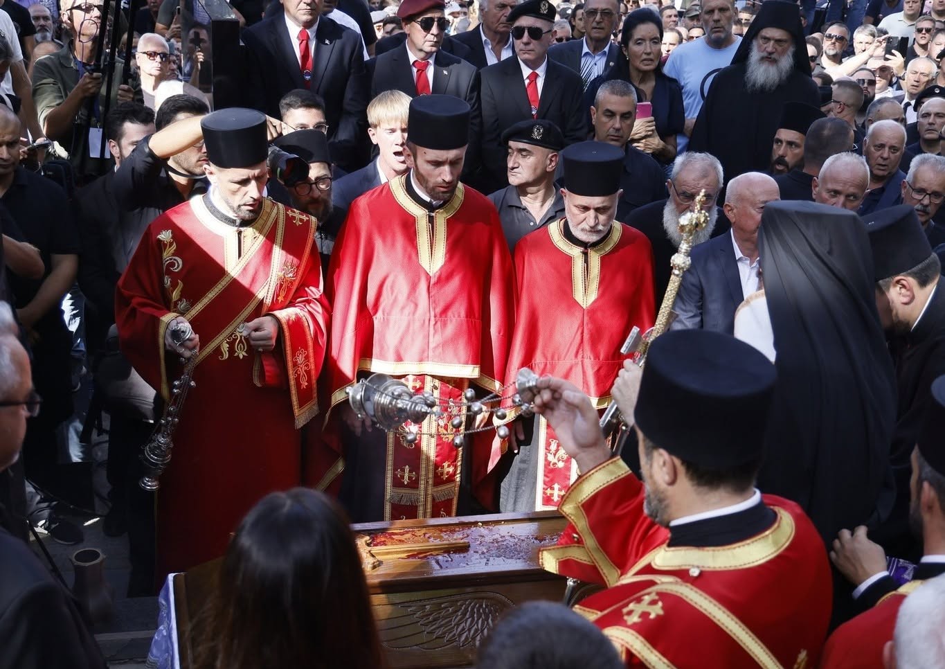 Ratko Mladić. Temetés. Fotó: Dnevno.hr hivatalos Facebook-oldala.