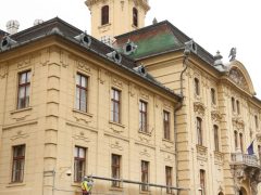 Szeged, felújítás, városháza, homlokzat