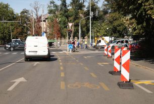 Szeged, forgalomkorlátozás, Bérkert utca, Temesvári krt., Vízmű, munkálatok