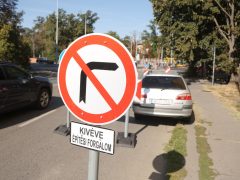Szeged, forgalomkorlátozás, Bérkert utca, Temesvári krt., Vízmű, munkálatok