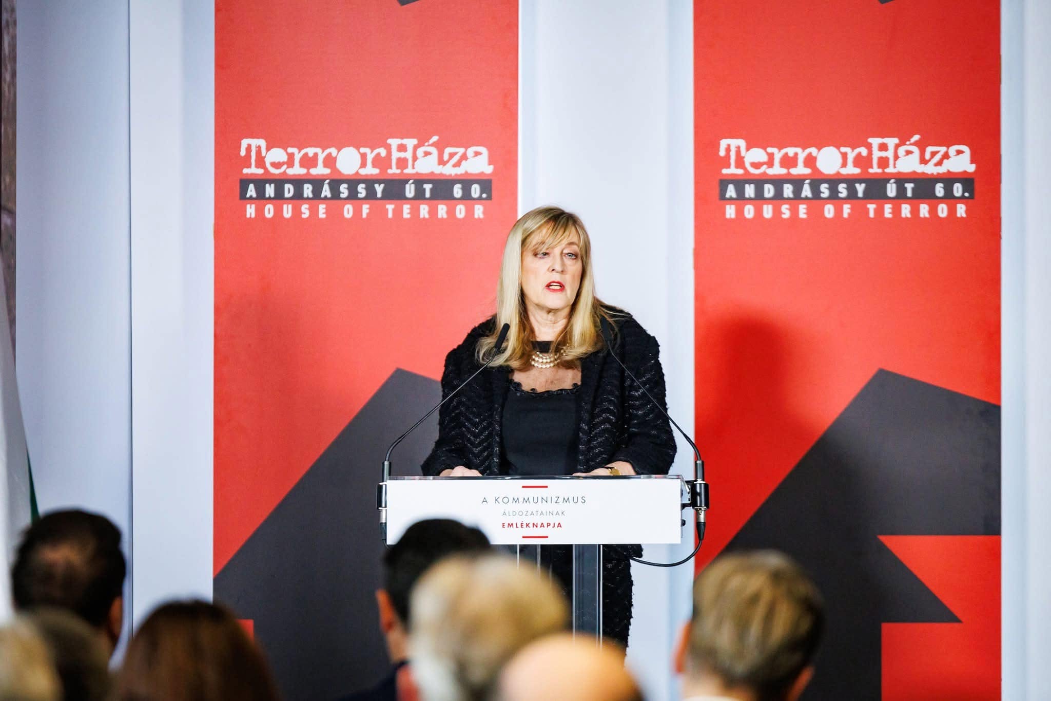 Schmidt Mária. Terror Háza Múzeum. Kormányváltás. Fotó: Schmidt Mária hivatalos FB