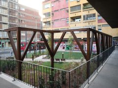 Szeged, elkészült, Károlyi utca, tér, zöld övezet, park