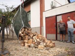 Szeged, önkormányzat, szociális tüzifa osztás, tüzifa, Petőfitelep, Csap utca 80., Rácz Gábor Mihály