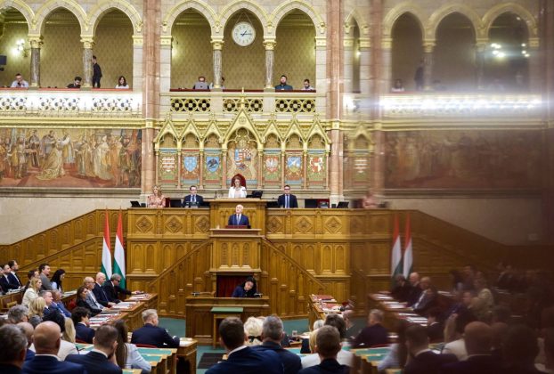 Baka András köztársasági elnök. Sándor-palota. Parlament. Fotó: Sándor-palota hivatalos FB
