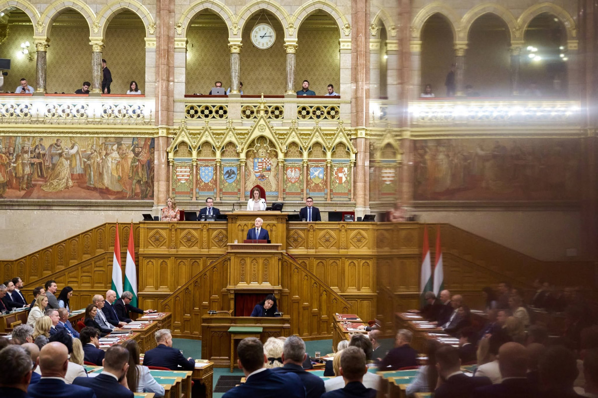 Baka András köztársasági elnök. Sándor-palota. Parlament. Fotó: Sándor-palota hivatalos FB