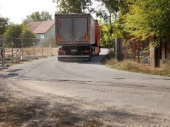 Szeged, kamion forgalom, Hattyas- telep, medencés kikötő, kamion, út