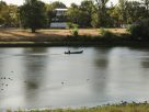 Szeged, csónak, Tisza, ősz, folyó, időjárás