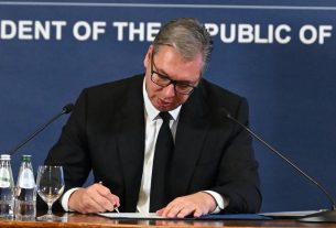 Alexandar Vučić. Szerb elnök. Szerbia. Fotó: Alexandar Vučić hivatalos FB
