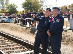 Szeged, Katasztrófavédelem, tűzoltó, mentő, MÁV katasztrófa, bemutató, baleset, szimuláció, gyakorlat
