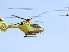 Szeged, kigyulladt, tűz, füst, Medikémia Zrt., üzem, vegyi üzem, Medikémia, tűzoltó, mentő, mentőhelikopter