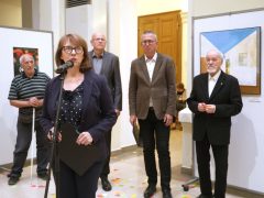 Szeged, Pataki Ferenc, kiállítás, rektori, SZTE, Őszi Kulturális Fesztivál, megnyitó