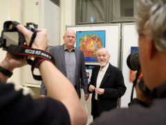 Szeged, Pataki Ferenc, kiállítás, rektori, SZTE, Őszi Kulturális Fesztivál, megnyitó