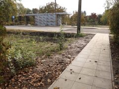 Szeged, befejeződött, Délceg utca, buszforduló, felújítás