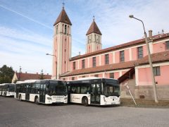 Szeged, Petőfitelep, Fő tér, buszpályaudvar, busz, tömegközlekedés