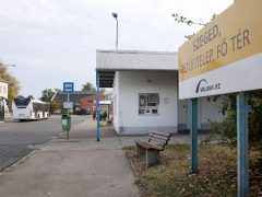 Szeged, Petőfitelep, Fő tér, buszpályaudvar, busz, tömegközlekedés