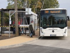 Szeged, befejeződött, Csatár utca, buszforduló, felújítás