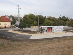 Szeged, befejeződött, Csatár utca, buszforduló, felújítás