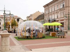 Szeged, Szeged nappalija, gömbsátor, Klauzál tér, Szeged Tourinform, Duna Régió Program, turizmus
