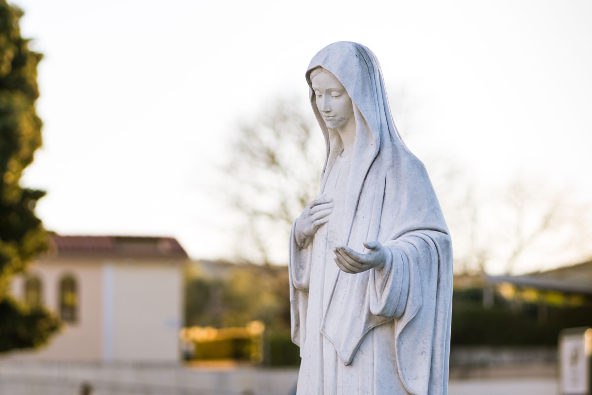 Mária-szobor. Bosznia-Hercegovina, Medjugorje.
