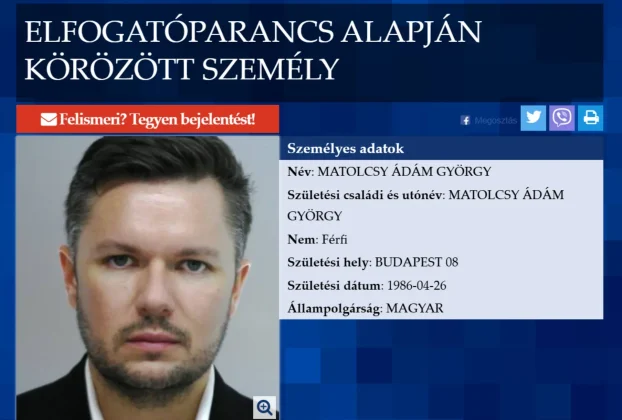 Matolcsy Ádám. MNB. Körözés, rendőrség. Fotó: police.hu