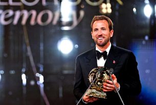 Aranylabda - Harry Kane nyerte a díjat. Fotó: Nemzeti Sport Online hivatalos FB