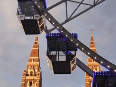 Szeged, elindult, Dóm tér, óriáskerék